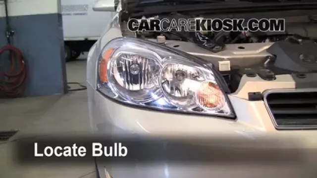 2008 Chevrolet Impala LT 3.5L V6 FlexFuel Éclairage Feu clignotant avant (remplacer l'ampoule)